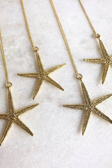 Wisteria London Cordelia Gold Starfish Necklace Wisteria London